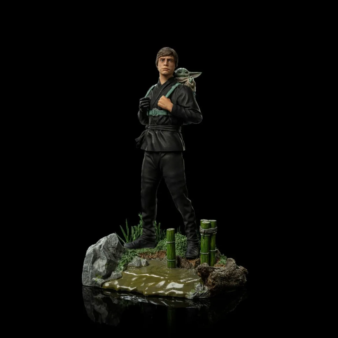 IRON STUDIOS - Luke Skywalker and Grogu Training 1:10 BDS Art Scale 1/10 - Star Wars The Book of Boba Fett