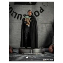 IRON STUDIOS - Luke Skywalker & Grogu BDS Art Scale 1/10 - Star Wars The Mandalorian
