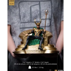 Iron Studios - Marvel Comics Loki on Throne 1/10 BDS Art Scale CCXP 2021 Exclusive