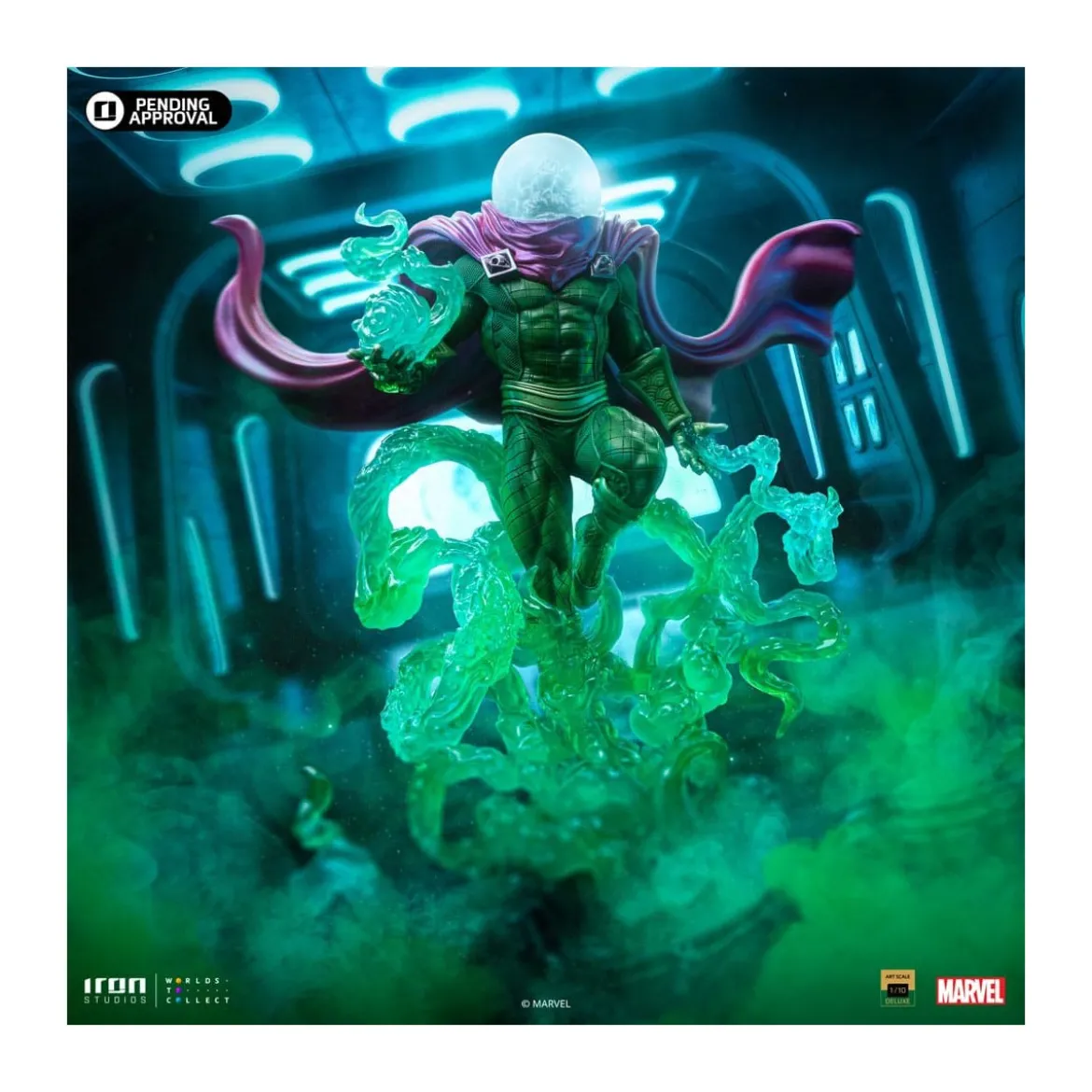 Iron Studios Marvel Comics - Spider-Man Vs Villains Mysterio Deluxe Art Scale