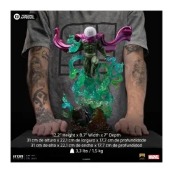 Iron Studios Marvel Comics - Spider-Man Vs Villains Mysterio Deluxe Art Scale