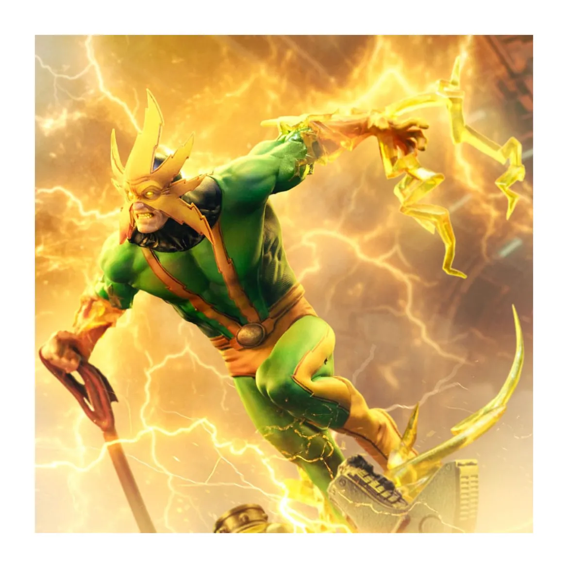 Iron Studios Marvel Comics - Spider-Man Vs Villains - Electro BDS Art Scale