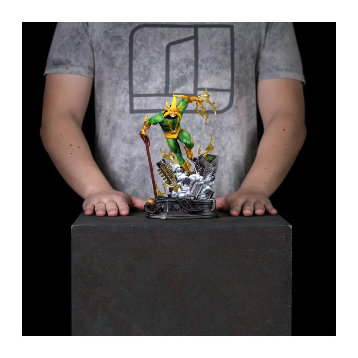 Iron Studios Marvel Comics - Spider-Man Vs Villains - Electro BDS Art Scale