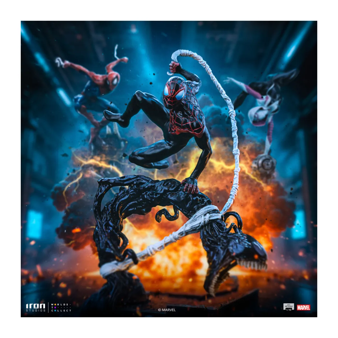Iron Studios Marvel Comics - Spider-Man Vs Villains - Miles Morales BDS Art Scale