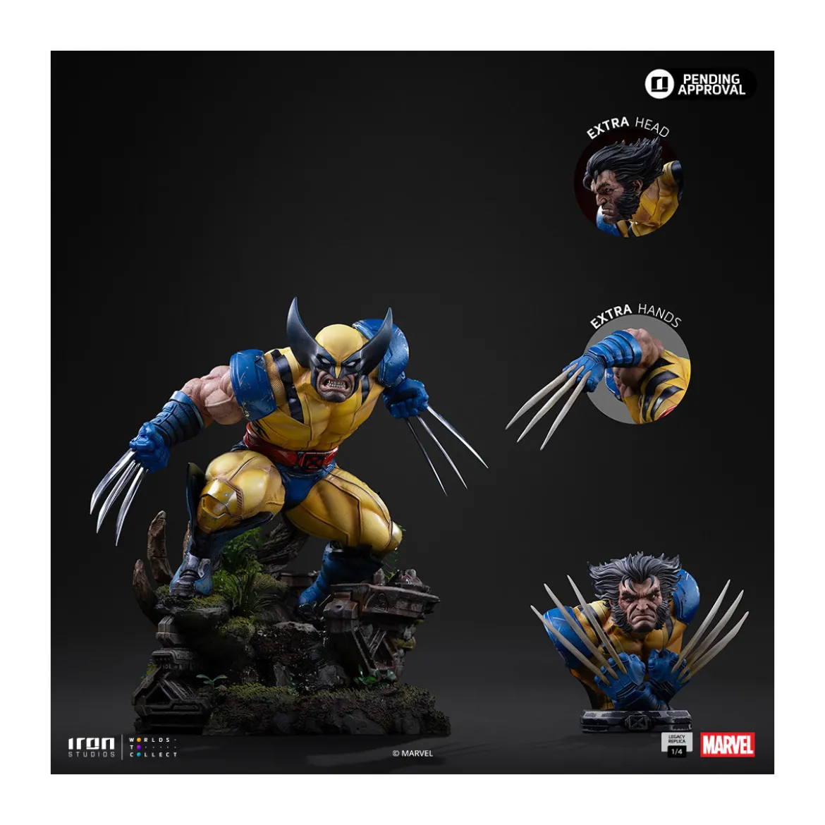 Iron Studios - Marvel Comics Wolverine Legacy Replica 1/4