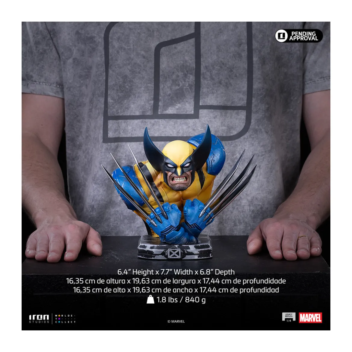 Iron Studios - Marvel Comics Wolverine Legacy Replica 1/4