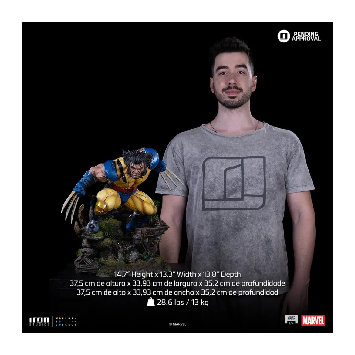 Iron Studios - Marvel Comics Wolverine Legacy Replica 1/4