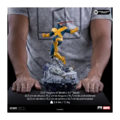 Iron Studios Marvel - Cyclop Deluxe Art Scale 1/10 - Infinity Gauntlet Diorama