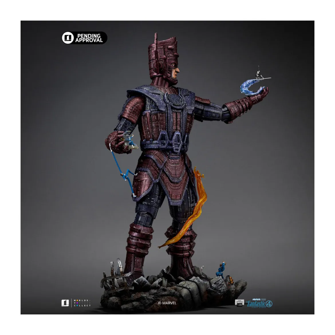 Iron Studios - Marvel Fantastic 4 - Galactus Diorama Deluxe Demi Art Scale 1/20