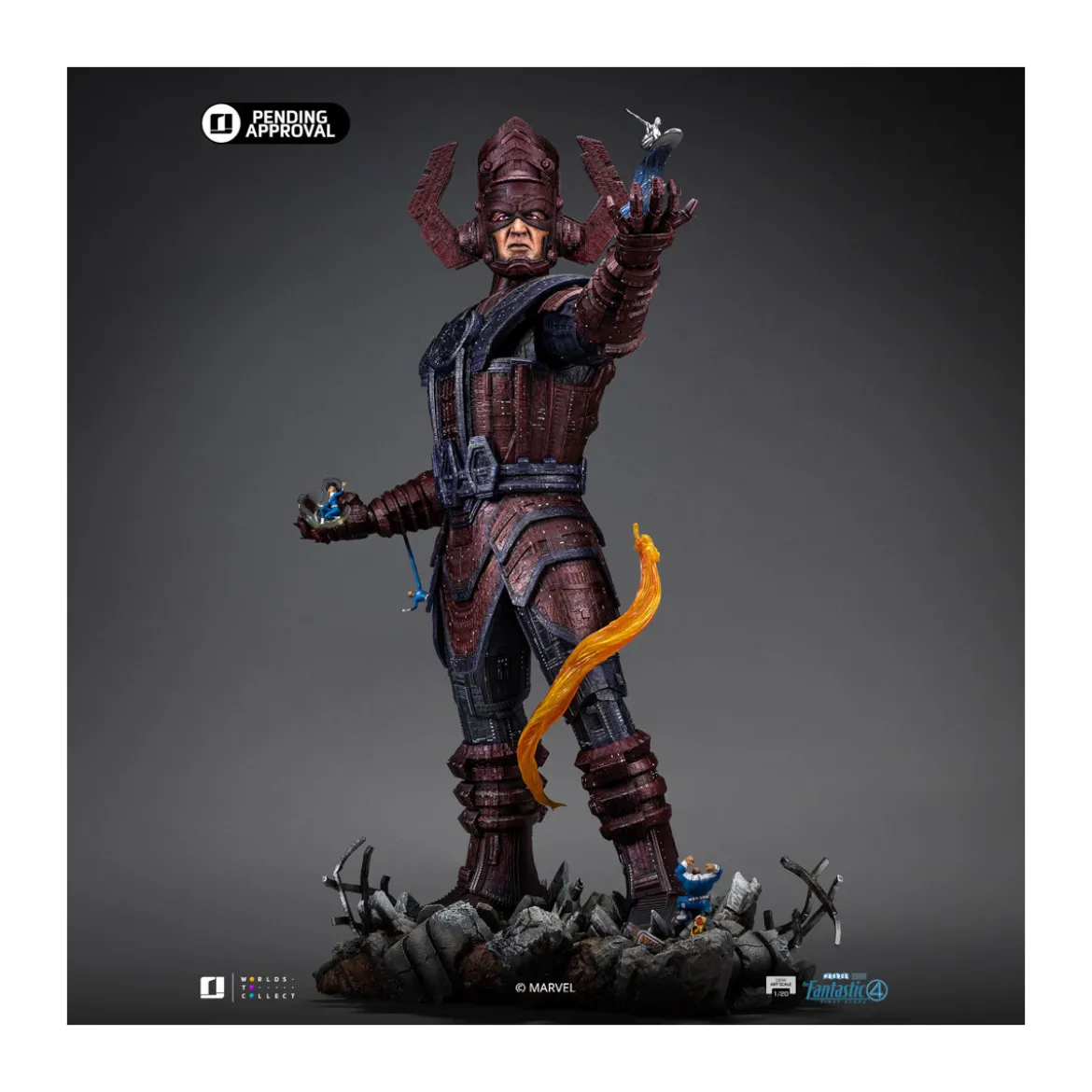 Iron Studios - Marvel Fantastic 4 - Galactus Diorama Deluxe Demi Art Scale 1/20