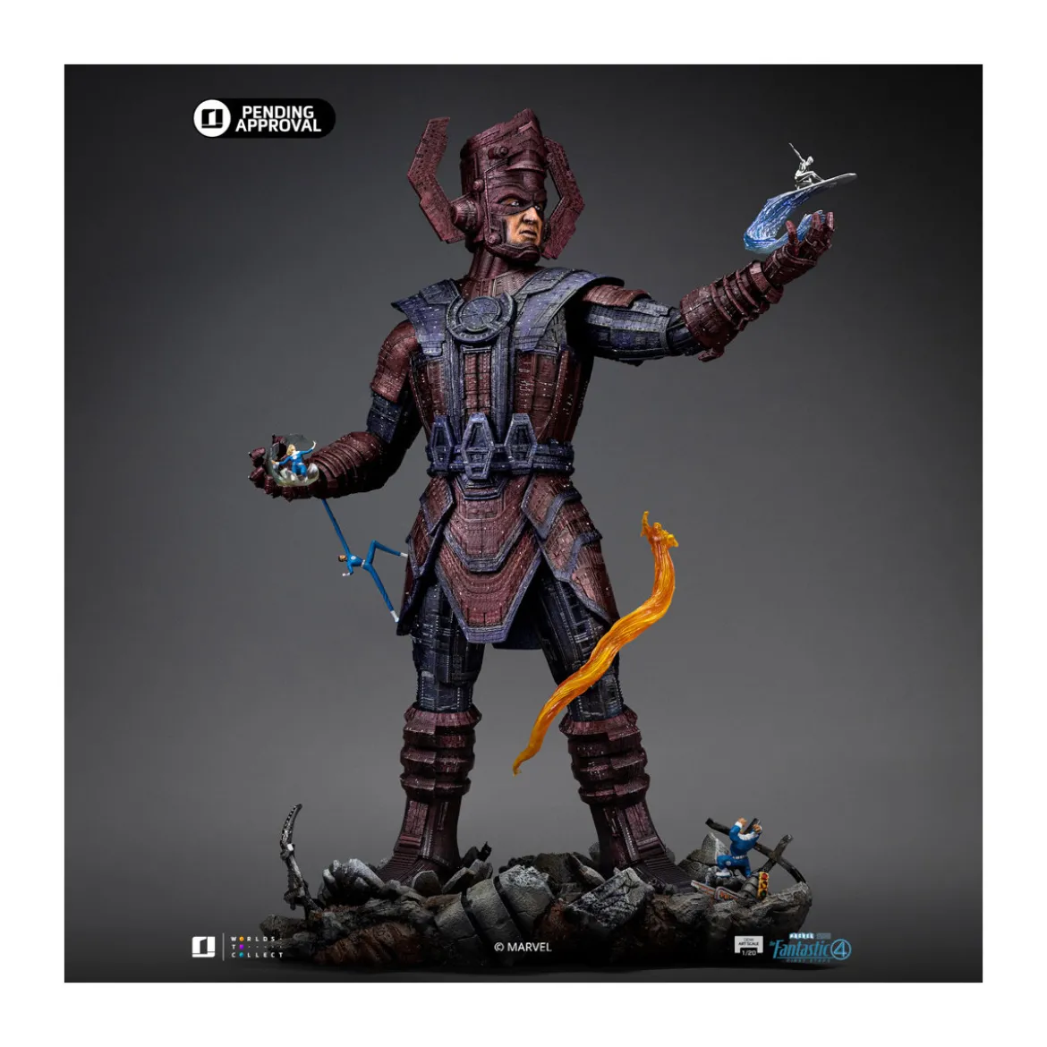 Iron Studios - Marvel Fantastic 4 - Galactus Diorama Deluxe Demi Art Scale 1/20
