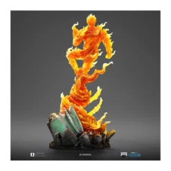 Iron Studios - Marvel Fantastic 4 - Human Torch Johnny Storm Scale Art Scale 1/10