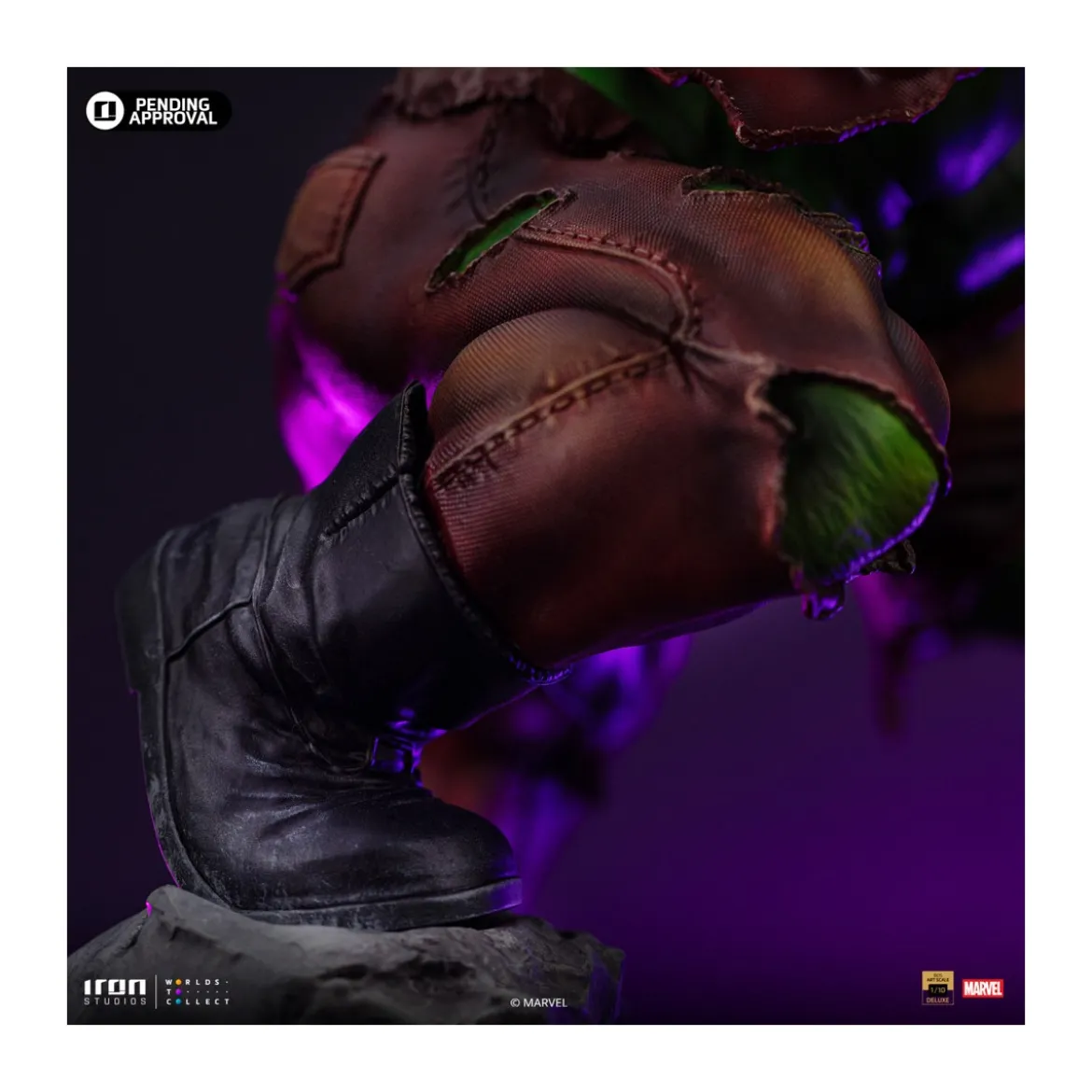 Iron Studios Marvel - Hulk 1/10 Deluxe Art Scale - Infinity Gauntlet Diorama