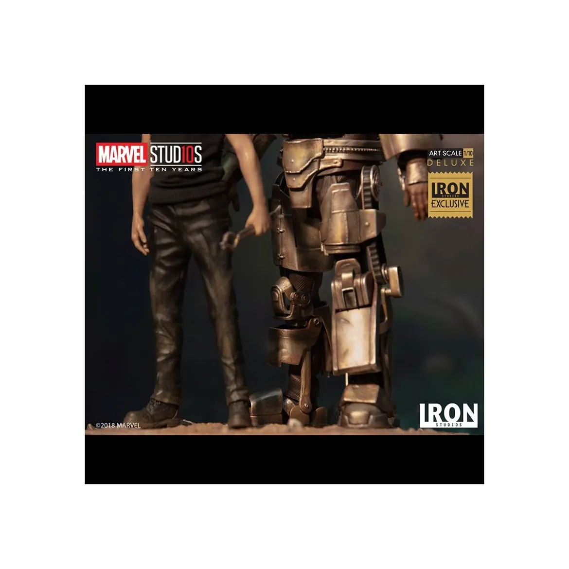 Iron Studios Marvel - Iron Man - Tony Stark and Mark I - BDS Art Scale 1/10 Deluxe CCXP 2018 Exclusive