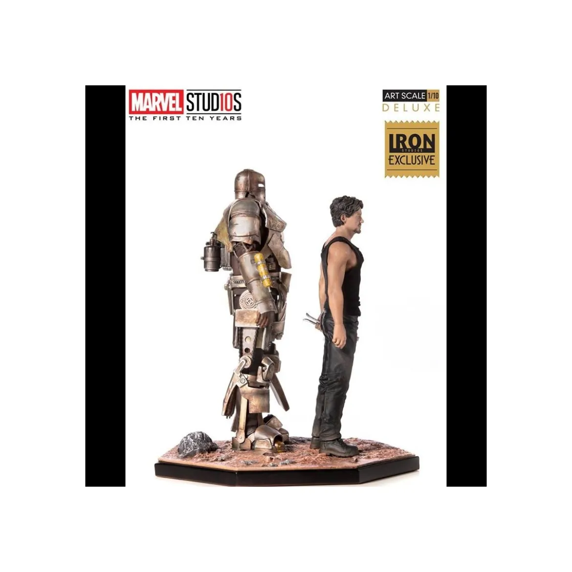 Iron Studios Marvel - Iron Man - Tony Stark and Mark I - BDS Art Scale 1/10 Deluxe CCXP 2018 Exclusive