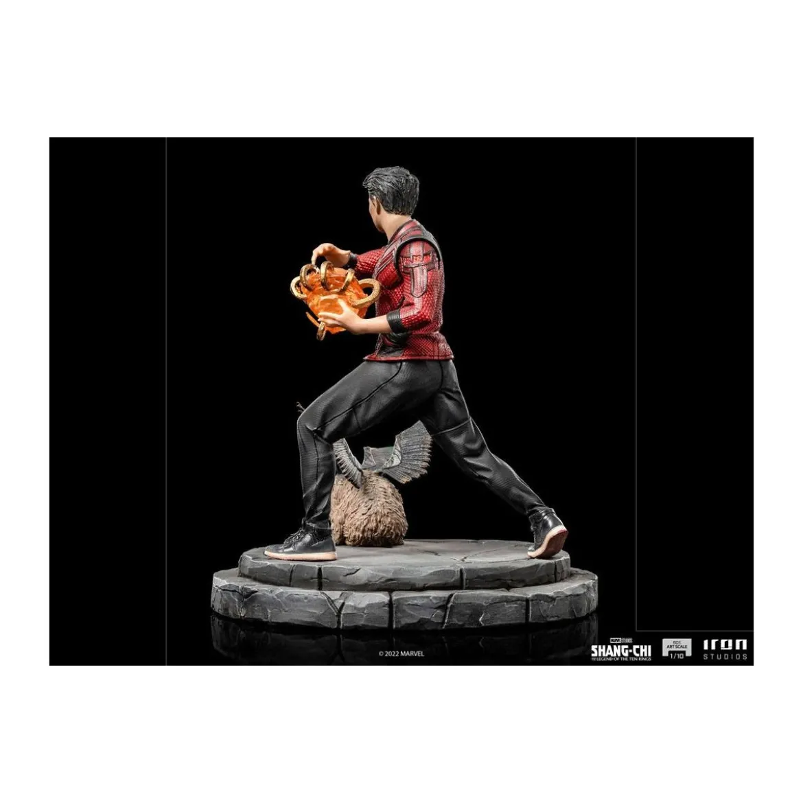 Iron Studios Marvel - Shang-Chi & Morris - Shang-Chi et la Légende des Dix Anneaux statuette 1/10 BDS Art Scale