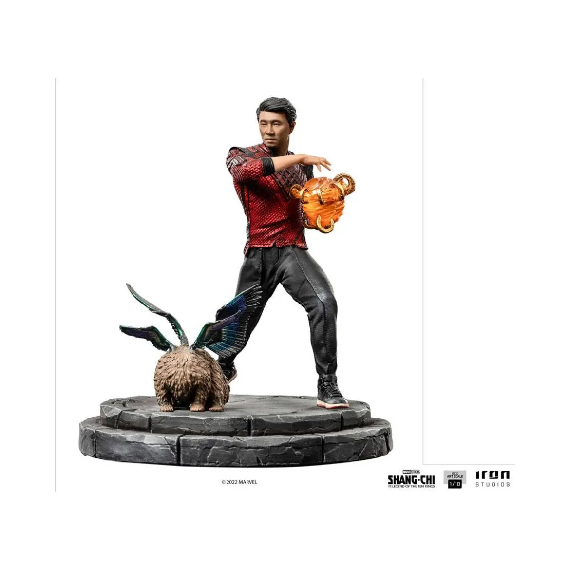 Iron Studios Marvel - Shang-Chi & Morris - Shang-Chi et la Légende des Dix Anneaux statuette 1/10 BDS Art Scale