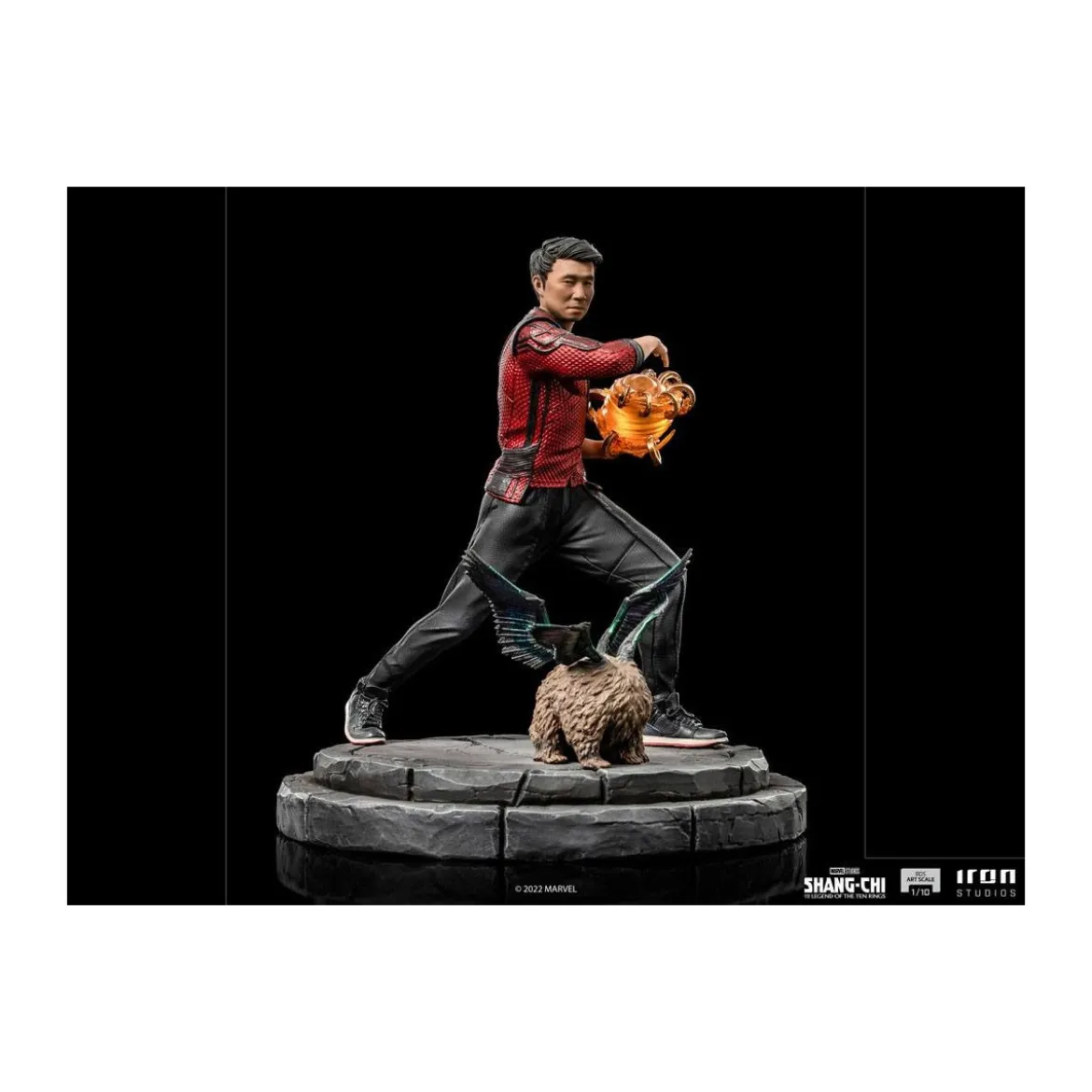 Iron Studios Marvel - Shang-Chi & Morris - Shang-Chi et la Légende des Dix Anneaux statuette 1/10 BDS Art Scale