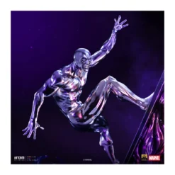 Iron Studios Marvel - Silver Surfer Deluxe Art Scale 1/10 - Infinity Gauntlet Diorama