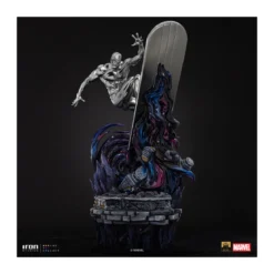 Iron Studios Marvel - Silver Surfer Deluxe Art Scale 1/10 - Infinity Gauntlet Diorama
