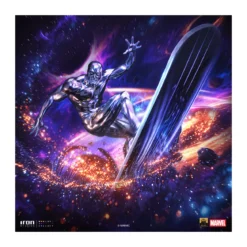 Iron Studios Marvel - Silver Surfer Deluxe Art Scale 1/10 - Infinity Gauntlet Diorama
