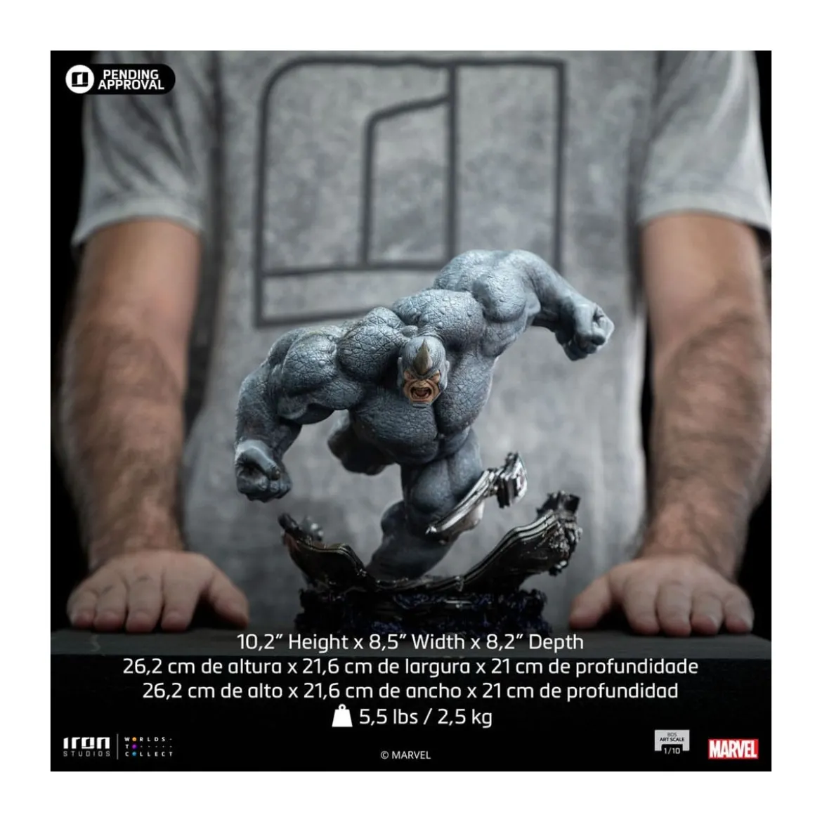 Iron Studios Marvel Spider-Man Vs Villains - Rhino BDS Art Scale 1/10