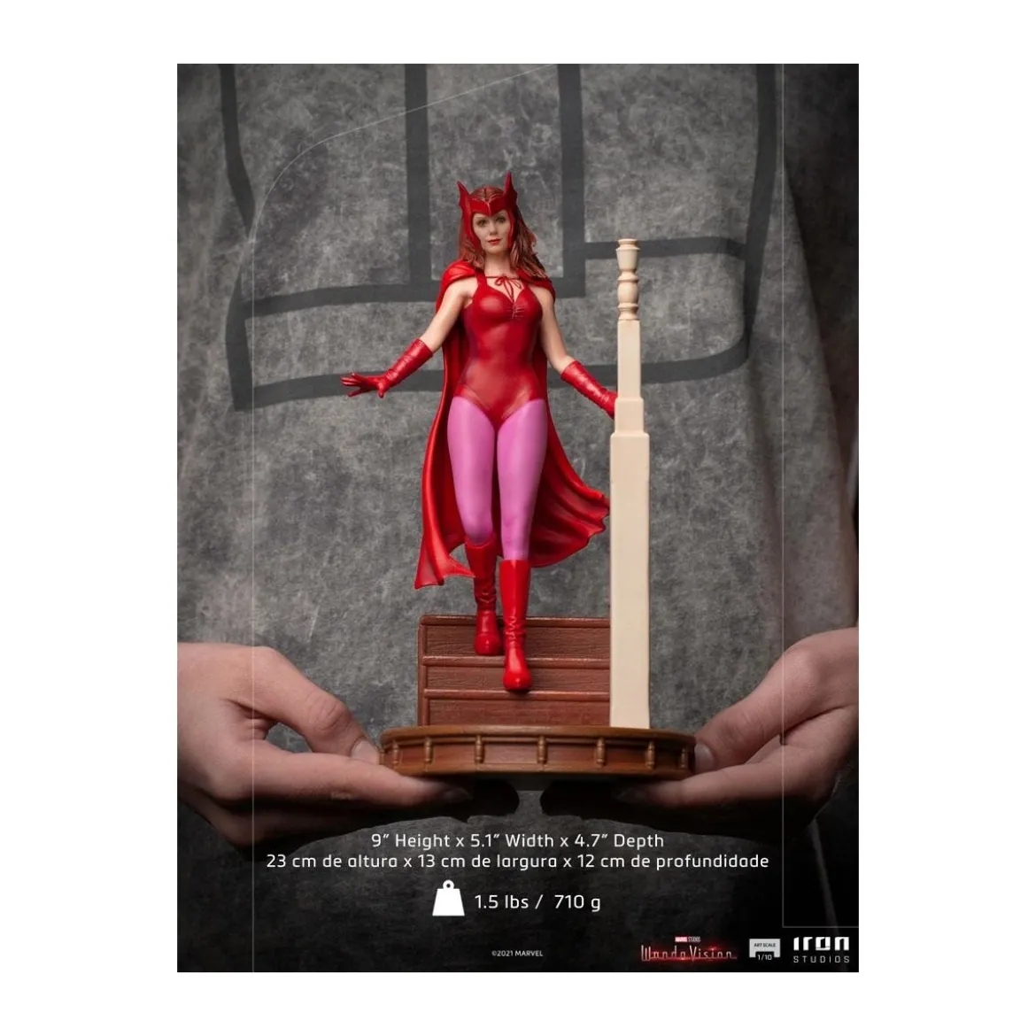 Iron Studios Marvel - Wanda Vision - Wanda Halloween Version - BDS Art Scale 1/10