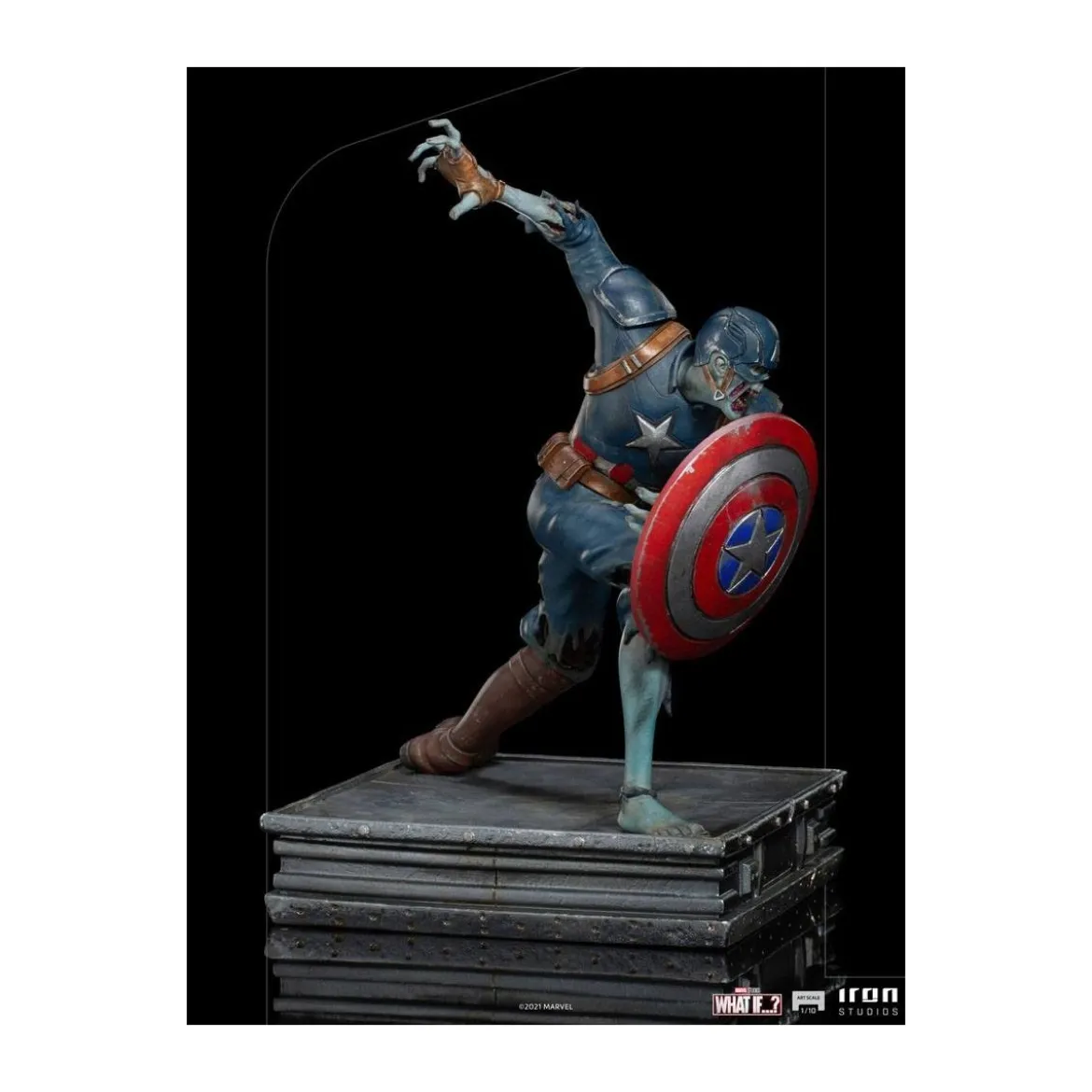Iron Studios Marvel - What If...? Captain America Zombie statuette 1/10 Art Scale