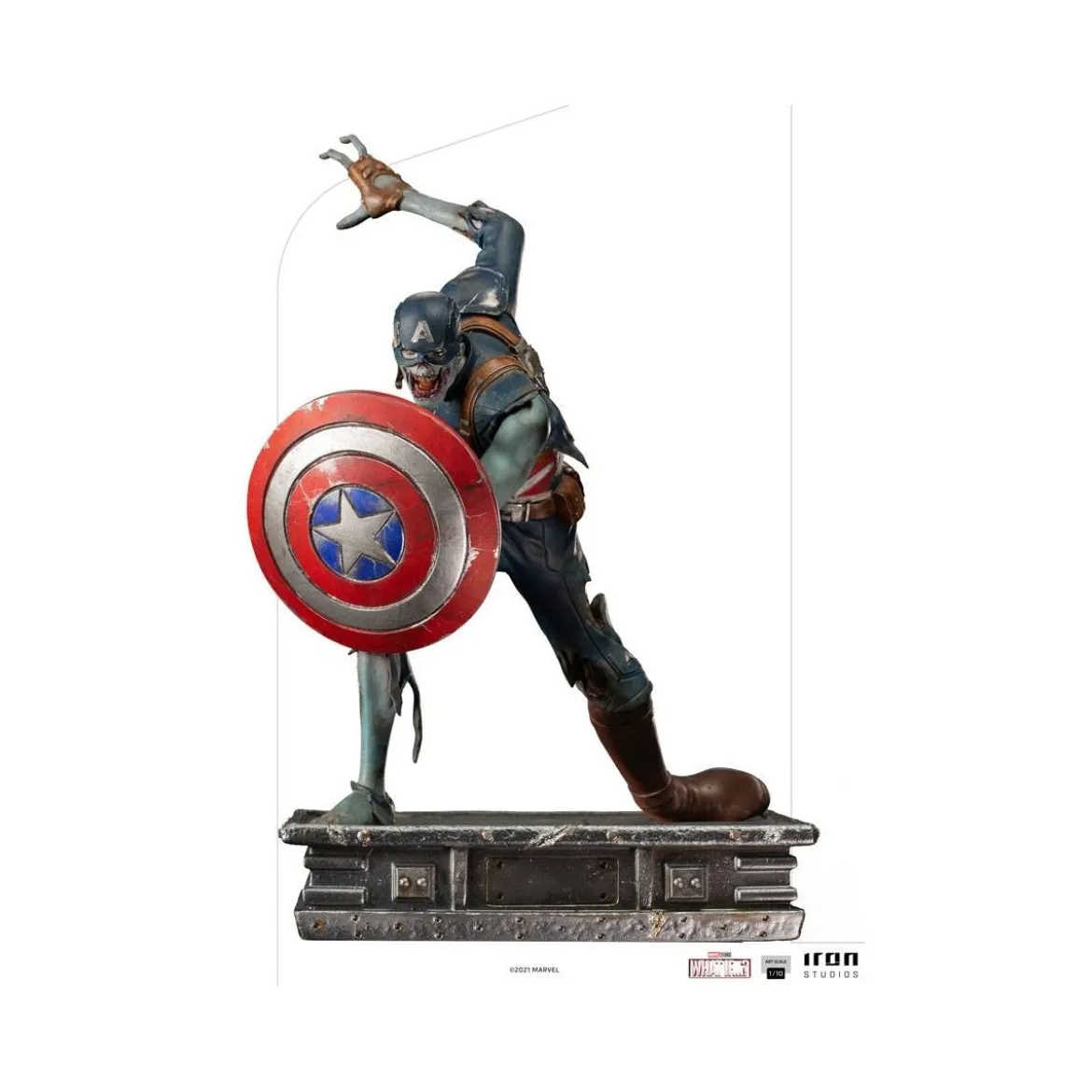 Iron Studios Marvel - What If...? Captain America Zombie statuette 1/10 Art Scale