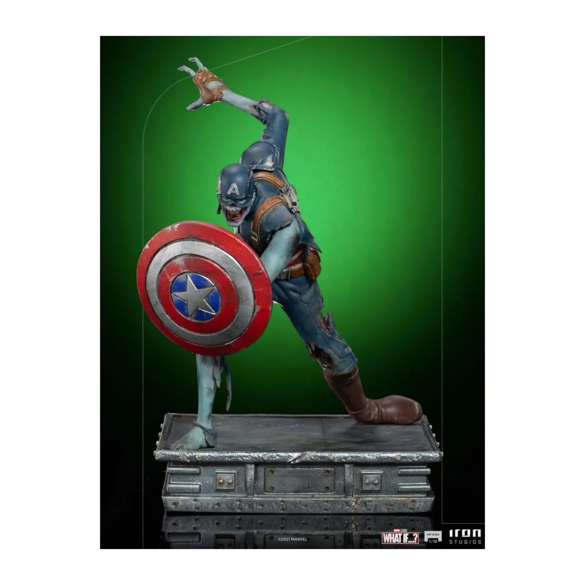 Iron Studios Marvel - What If...? Captain America Zombie statuette 1/10 Art Scale