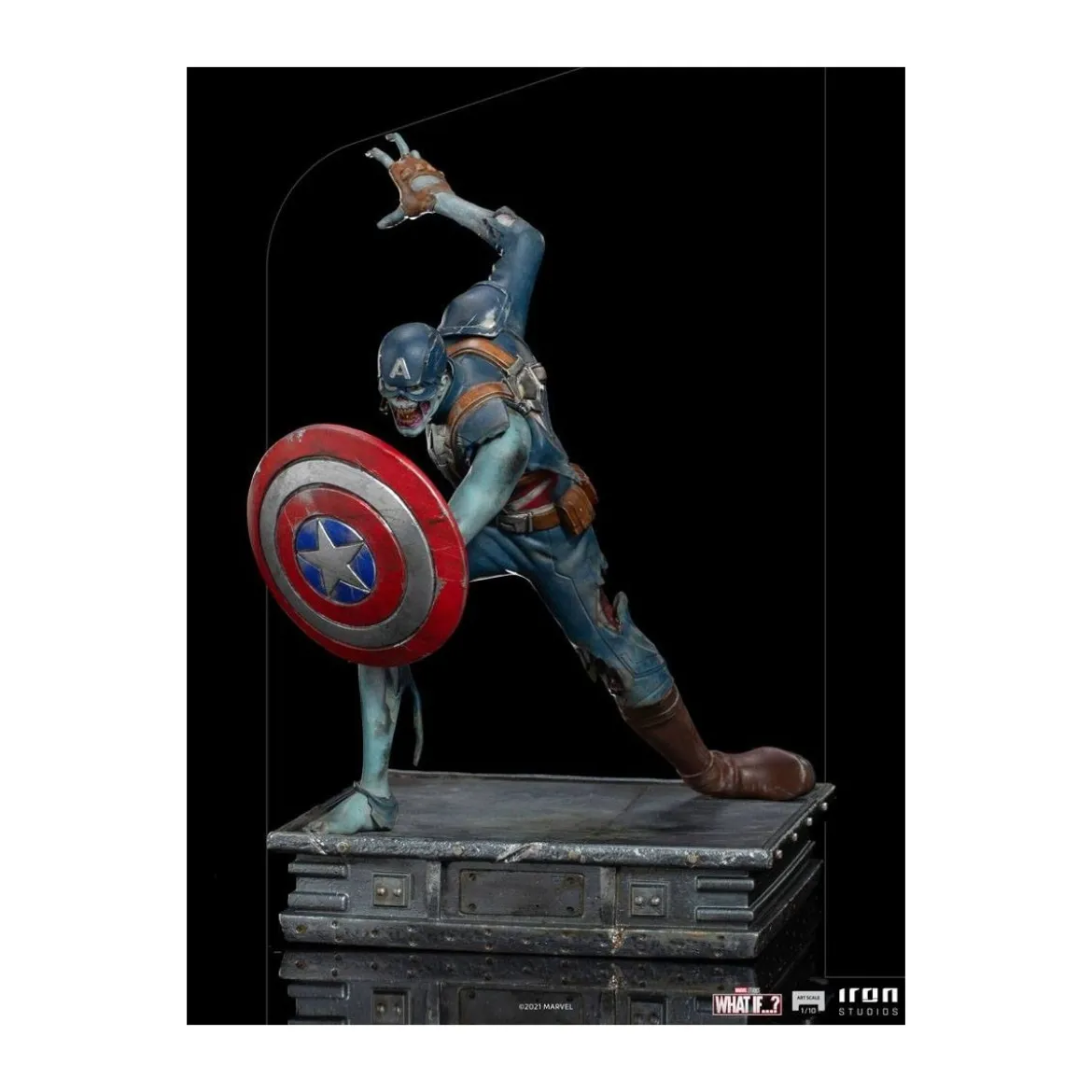 Iron Studios Marvel - What If...? Captain America Zombie statuette 1/10 Art Scale