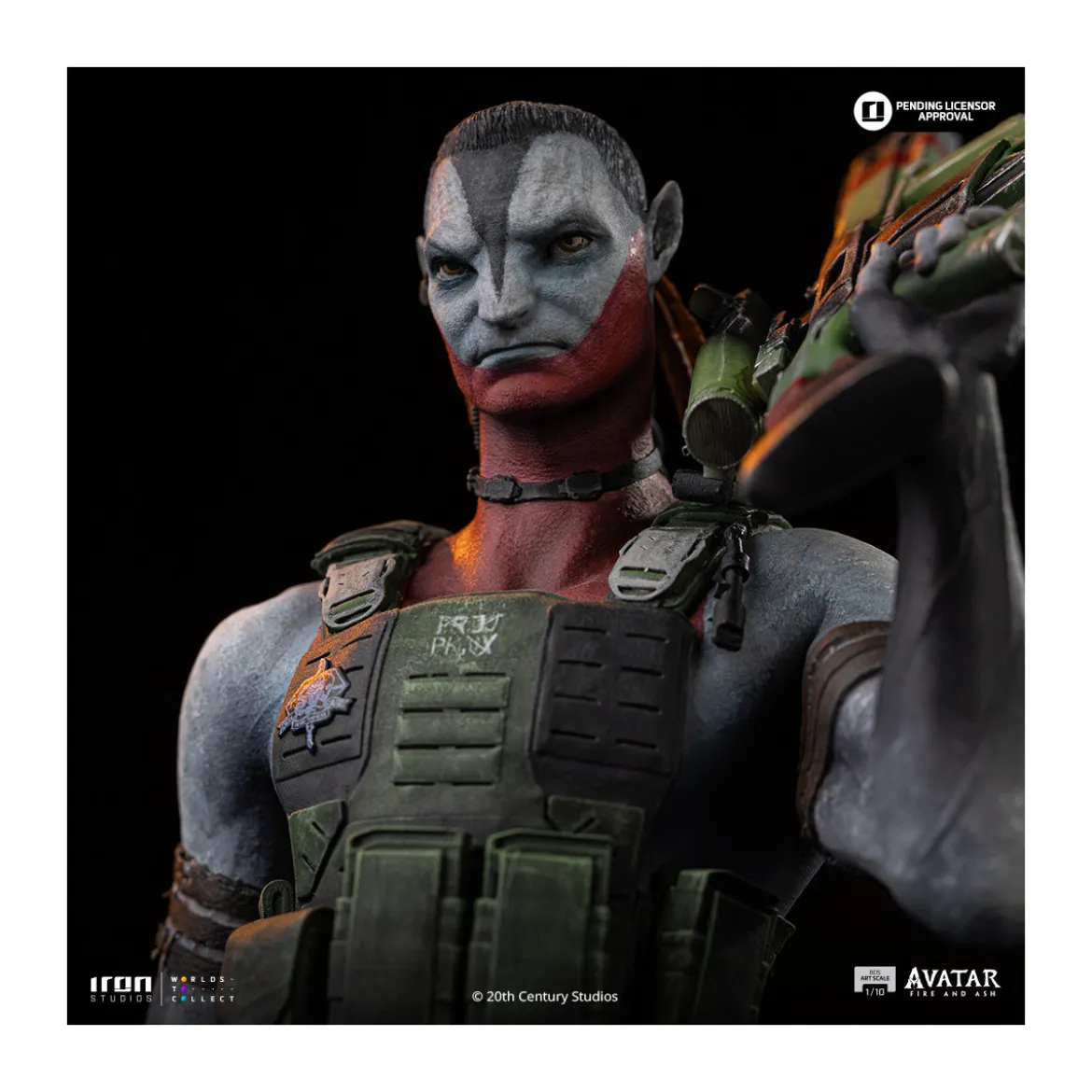 Iron Studios - Miles Quaritch Art Scale 1/10 - Avatar 3: Fire and Ash