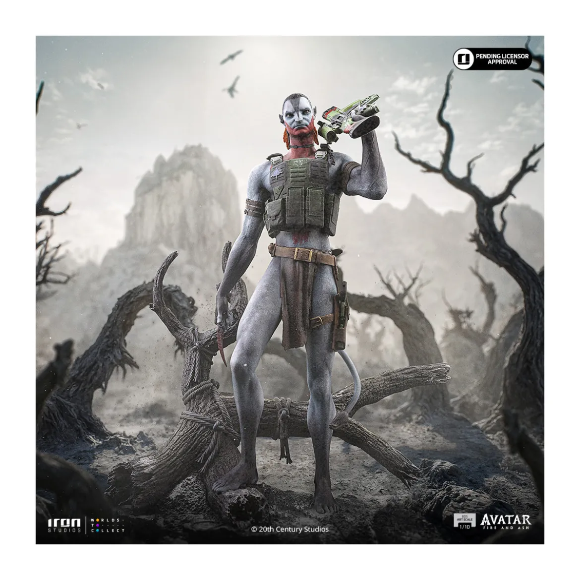 Iron Studios - Miles Quaritch Art Scale 1/10 - Avatar 3: Fire and Ash