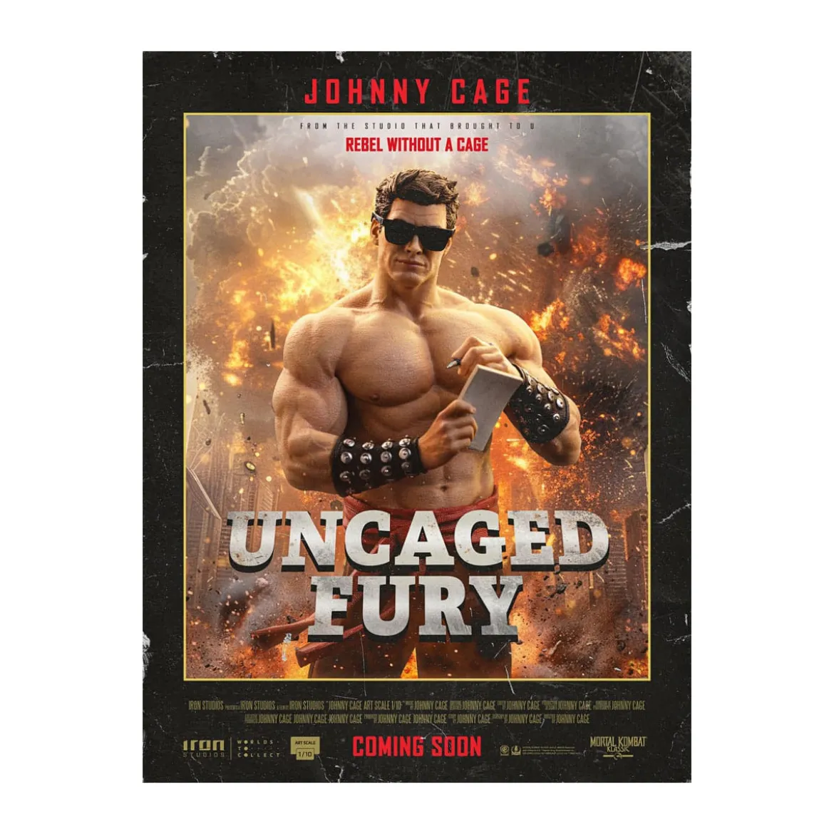 Iron Studios - Mortal Kombat - Johnny Cage Art Scale 1/10