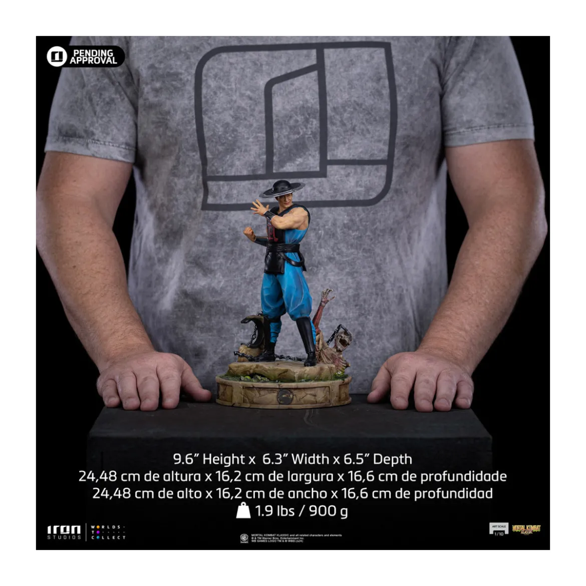 Iron Studios - Mortal Kombat - Kung Lao Art Scale 1/10