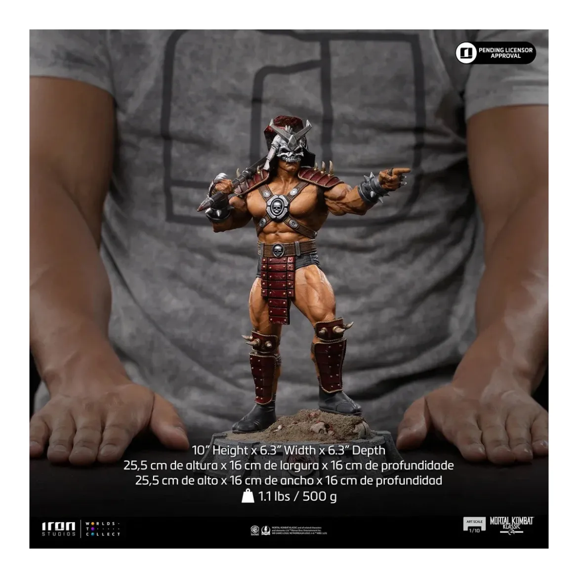 Iron Studios - Mortal Kombat - Shao Khan Art Scale 1/10
