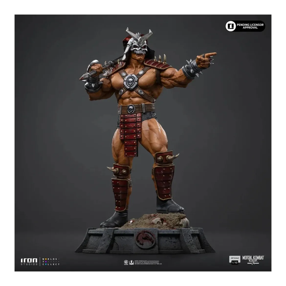 Iron Studios - Mortal Kombat - Shao Khan Art Scale 1/10