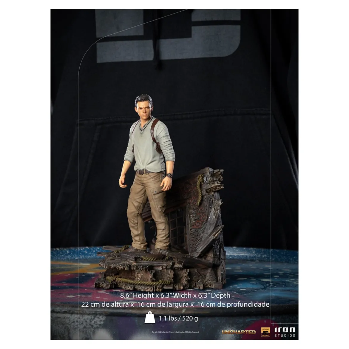 Iron Studios - NATHAN DRAKE - Uncharted 1/10 Deluxe Art Scale
