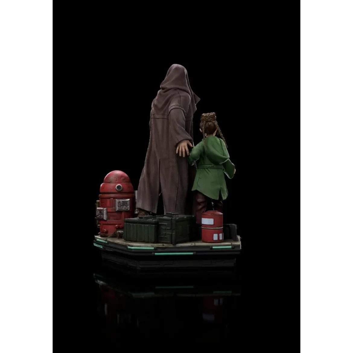 IRON STUDIOS - Obi-Wan and Young Leia Deluxe Art Scale 1/10 - Star Wars Obi-Wan Kenobi