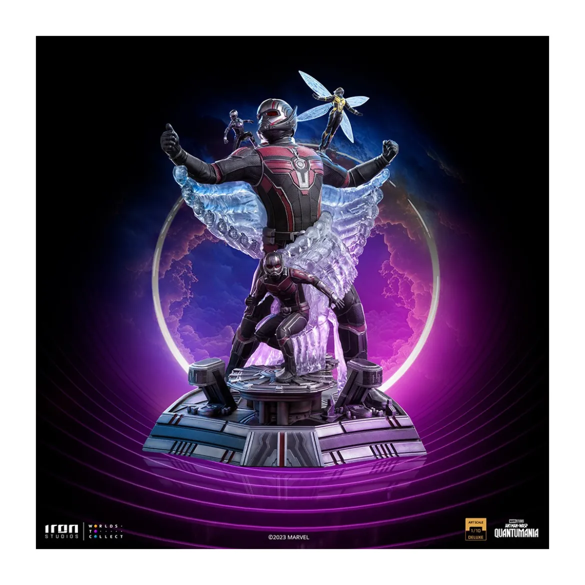 Iron Studios - Quantumania Ant-Man - Ant-Man & the Wasp Marvel Comics 1/10 Deluxe Art Scale