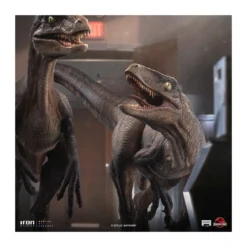 Iron Studios - Raptors at the kitchen's door - Jurassic Park 1/10 Bds Art Scale