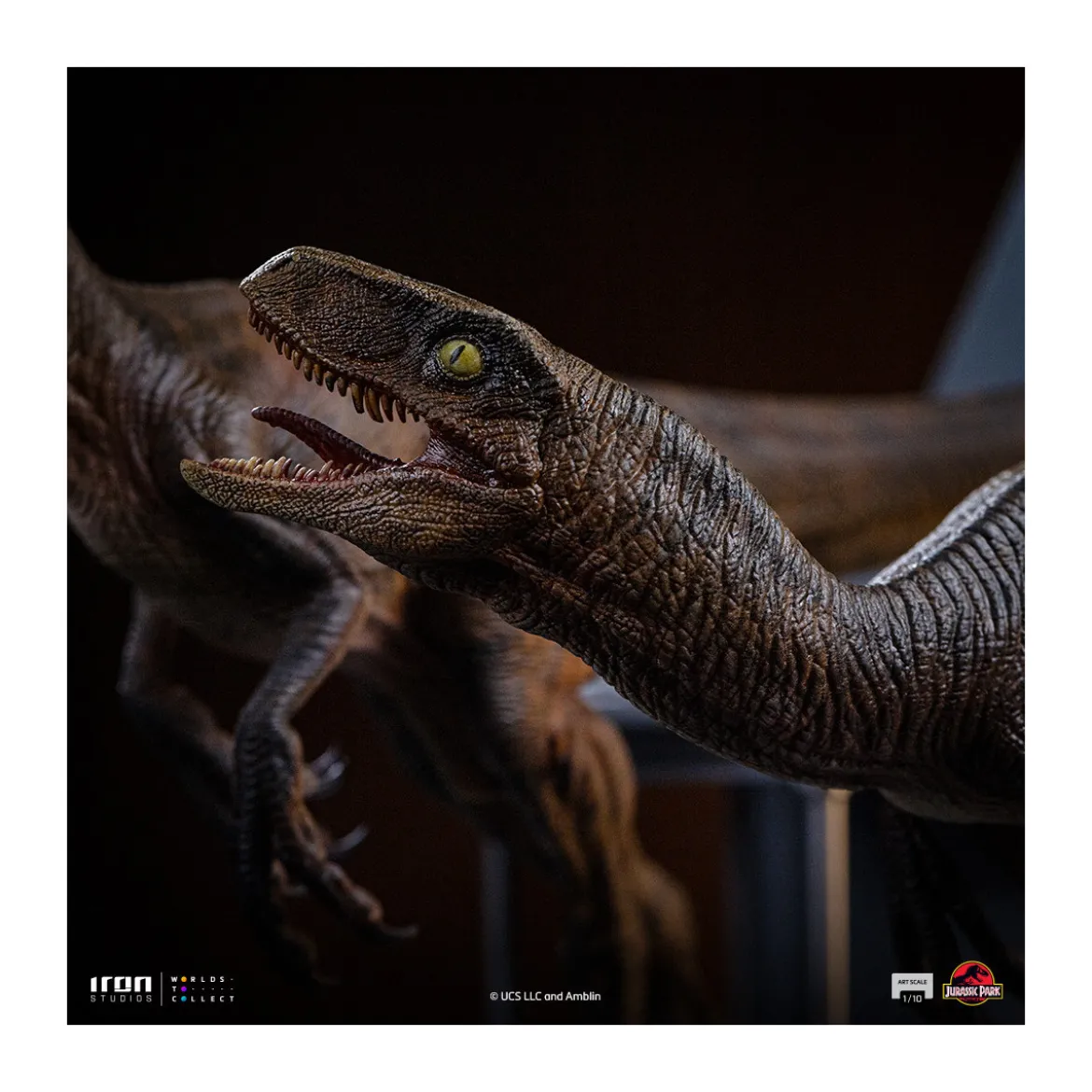 Iron Studios - Raptors at the kitchen's door - Jurassic Park 1/10 Bds Art Scale