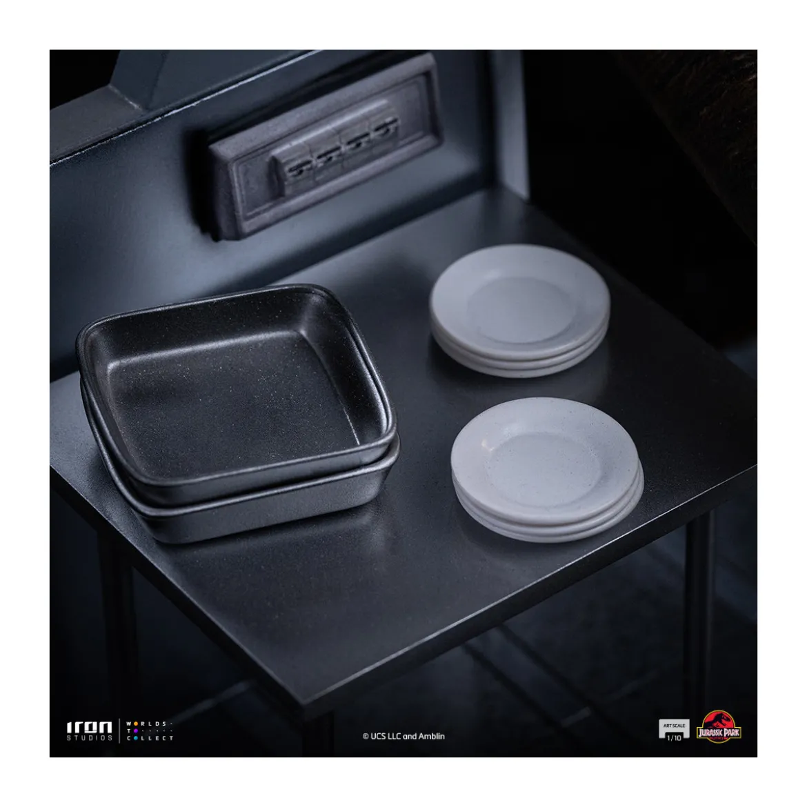 Iron Studios - Raptors at the kitchen's door - Jurassic Park 1/10 Bds Art Scale
