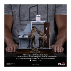 Iron Studios - Raptors at the kitchen's door - Jurassic Park 1/10 Bds Art Scale