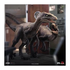 Iron Studios - Raptors at the kitchen's door - Jurassic Park 1/10 Bds Art Scale