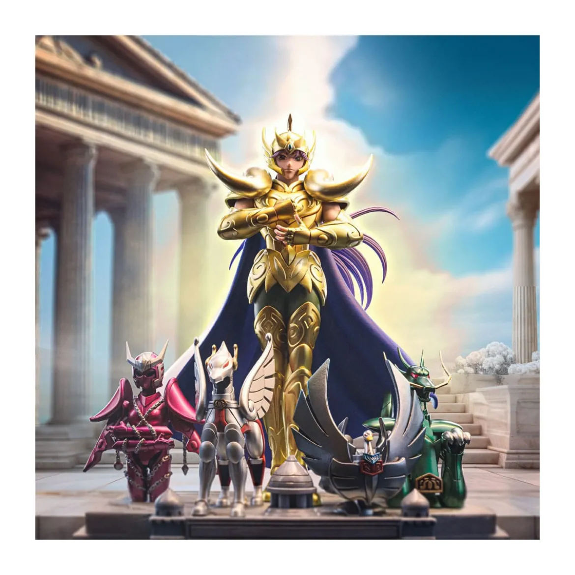 Iron Studios - Saint Seiya - Aries Mu Deluxe Art Scale 1/10 - Les Chevaliers du Zodiaque