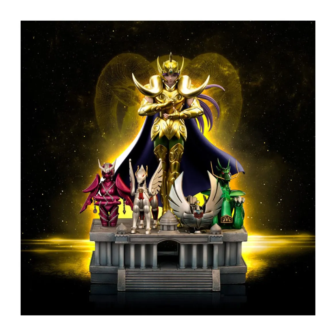 Iron Studios - Saint Seiya - Aries Mu Deluxe Art Scale 1/10 - Les Chevaliers du Zodiaque