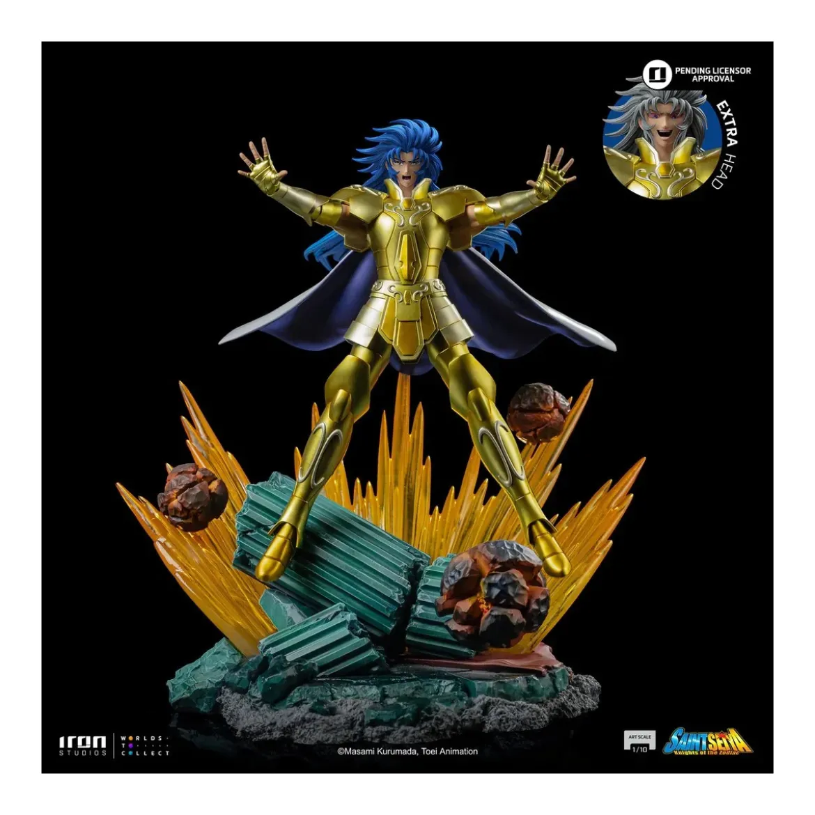 Iron Studios - Saint Seiya - Gemini Saga Art Scale 1/10 - Les Chevaliers du Zodiaque