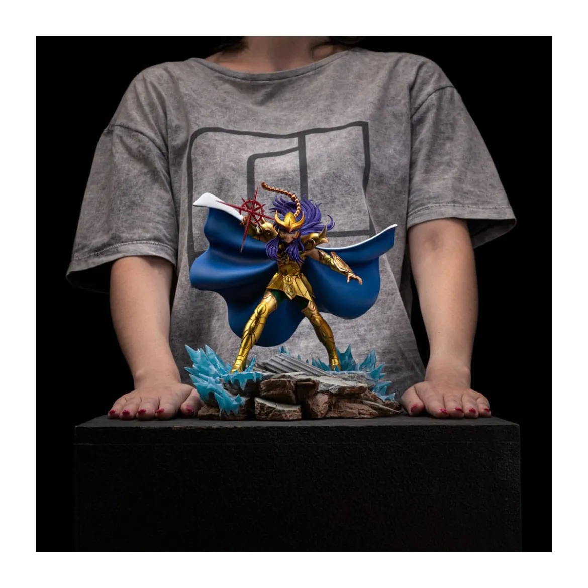 Iron Studios - Saint Seiya - Scorpio Milo BDS Art Scale 1/10 - Les Chevaliers du Zodiaque Milo du Scorpion