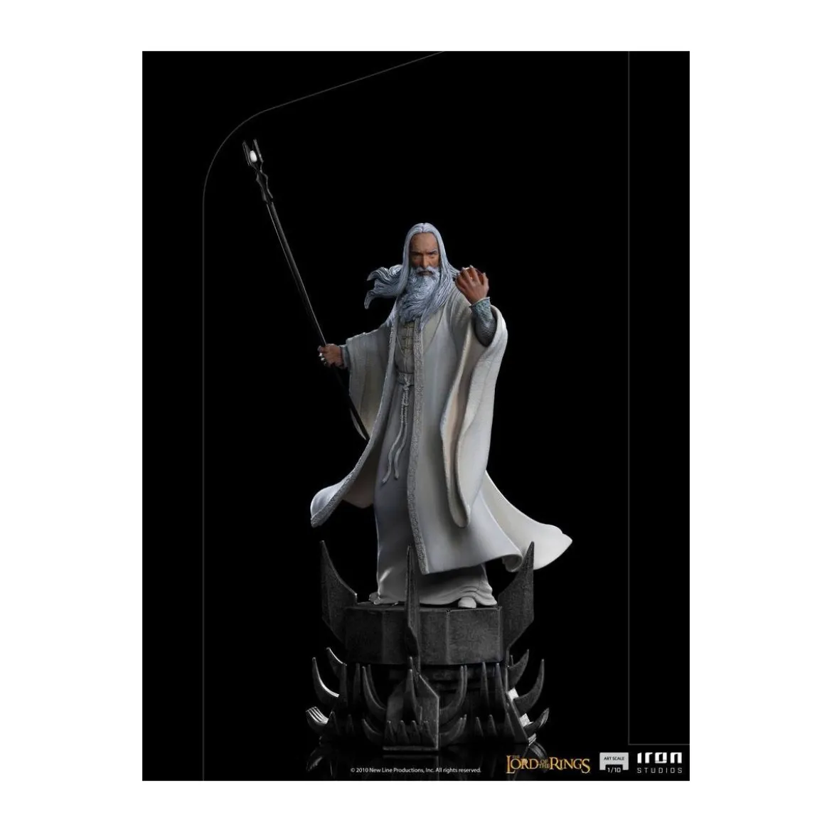 Iron Studios - Saruman - Saroumane - Le Seigneur des Anneaux - LOTR statue BDS Art Scale 1/10